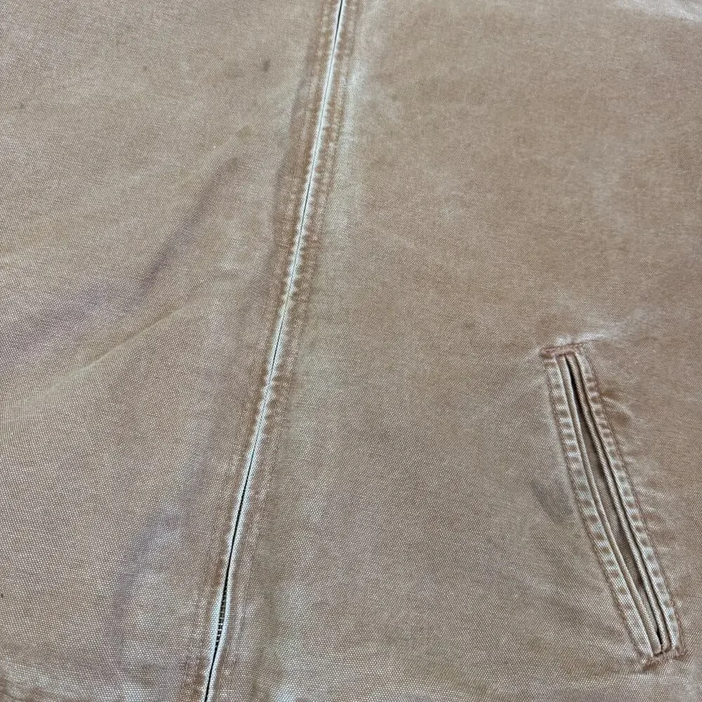 2006 Carhartt 4XL Tall Hooded Jacket Sierra Sherpa Lined J141 Tan BRN Brown Mens